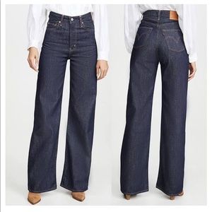 Levi Ribcage Wide Leg Jeans